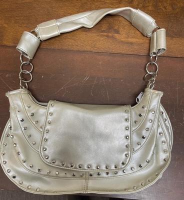 Vintage Fashion Purse Lot - silver, gold, cream vintage shoulder / hand bags