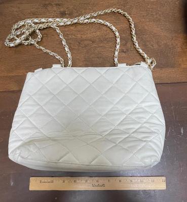 Vintage Fashion Purse Lot - silver, gold, cream vintage shoulder / hand bags