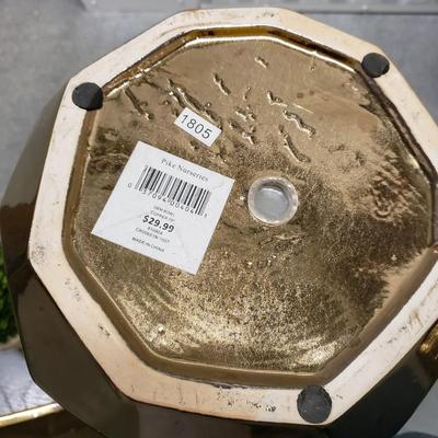 Faux Flowers, Potted Topiary and Dried Wreath (2058F-KD)