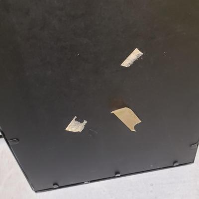 Black Metal Mirror (1020FL-KD)