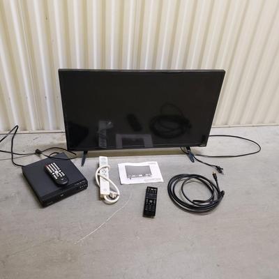 Vizio 32" TV W/Remote & Magnavox DVD Player W/Remote (1020FL-KD)