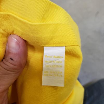 Linen/Cotton Tablecloths, Napkins. and Runner (2058F-KD)