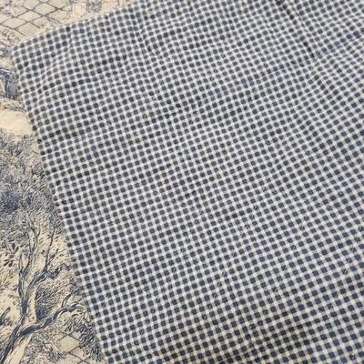 Linen/Cotton Tablecloths, Napkins. and Runner (2058F-KD)