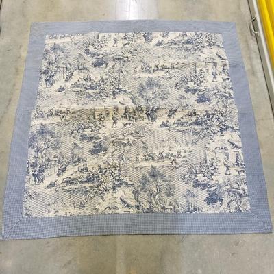 Linen/Cotton Tablecloths, Napkins. and Runner (2058F-KD)