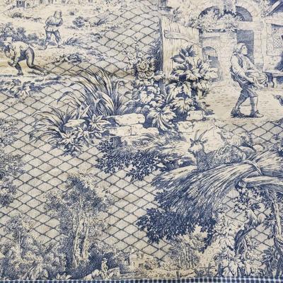 Linen/Cotton Tablecloths, Napkins. and Runner (2058F-KD)