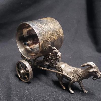 Towle Silver Tray & Five Napkin Rings (1020CR-ES)