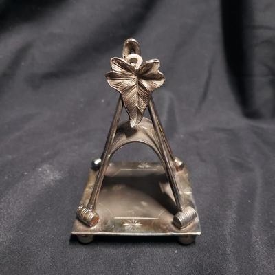 Towle Silver Tray & Five Napkin Rings (1020CR-ES)