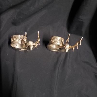 Towle Silver Tray & Five Napkin Rings (1020CR-ES)