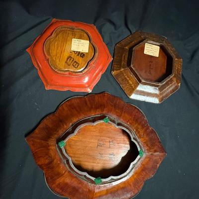 Asian Lacquered Wood Trays (1020FR-ES)