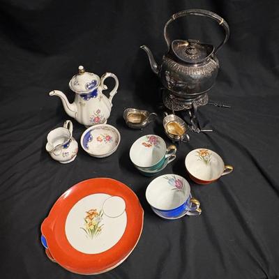 Teatime w/ German and Japanese China Tea Service Pieces (1020FR-ES)