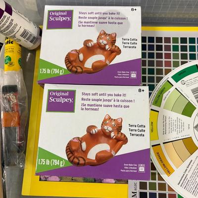 Huge Mixed Fine Art & Craft Supplies (2058F-ES)