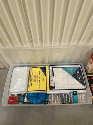 Huge Mixed Fine Art & Craft Supplies (2058F-ES)