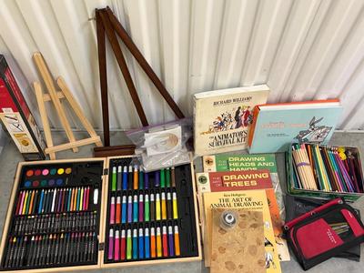 Huge Mixed Fine Art & Craft Supplies (2058F-ES)