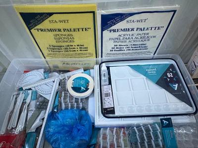 Huge Mixed Fine Art & Craft Supplies (2058F-ES)