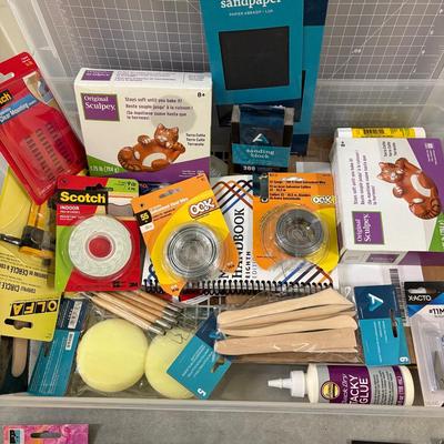 Huge Mixed Fine Art & Craft Supplies (2058F-ES)