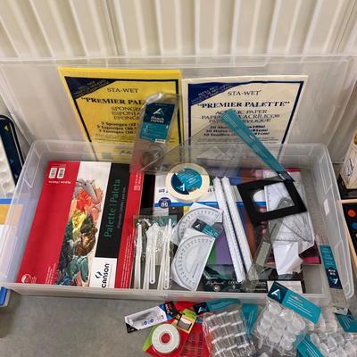 Huge Mixed Fine Art & Craft Supplies (2058F-ES)