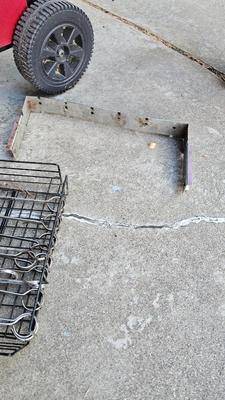 BBQ-Pro Outdoor grill with rotisserie and other cooking utensils