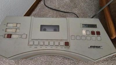 Bose AW-1 Acoustic wave music system stereo with collection of cassettes