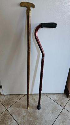 His golf club handled and Hers canes