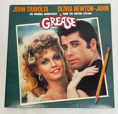 Vintage Vinyl Album 33RPM: Grease Original Movie Soundtrack