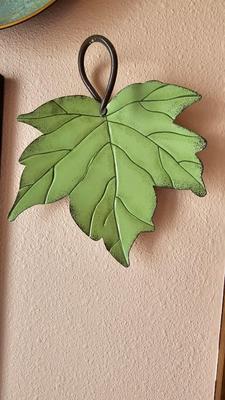 Tangle town fine art Flowers on the boulevard III, leaf wall art, flowered plate and framed bird wall art