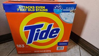 Tide laundry detergent 1 unopened 1 partial box