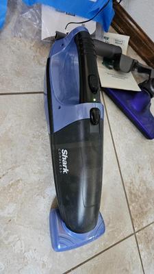 Aposen upright vacuum cleaner and Shark SV75Z cordless vacuum with charging cord