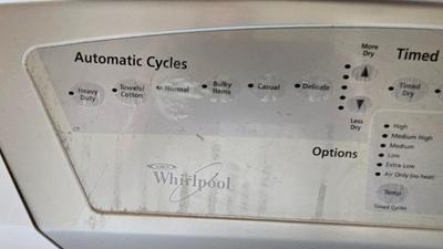 Nice Whirlpool Dryer Model GEW9868KQ4