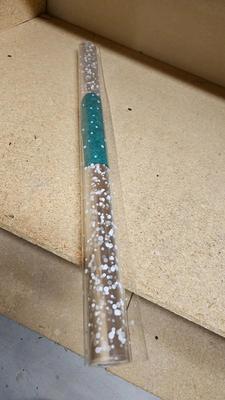 A bunch of Holiday ribbon and wrapping paper and ribbon