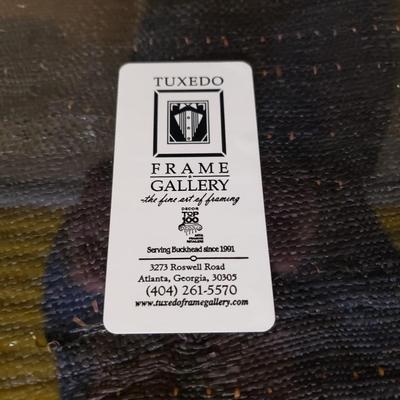 Three Framed African Woven Cloths (1018FL-KD)