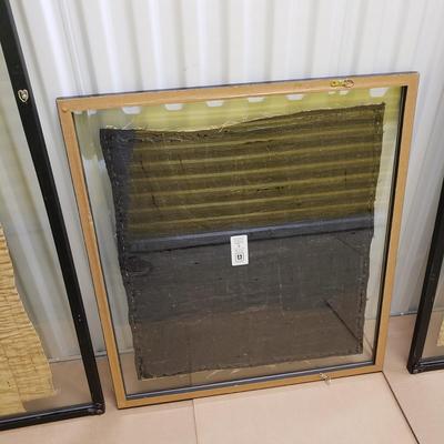 Three Framed African Woven Cloths (1018FL-KD)