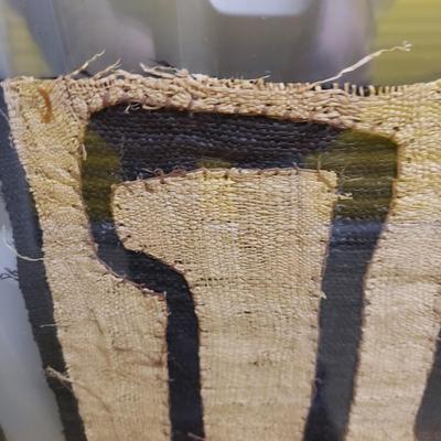 Three Framed African Woven Cloths (1018FL-KD)