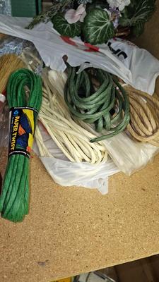 Faux Flowers and handcrafted plant rooter