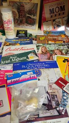 Craft booklets and crafting items - macramé - decoupage - painting techniques and more