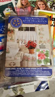 Craft booklets and crafting items - macramé - decoupage - painting techniques and more