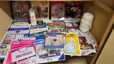 Craft booklets and crafting items - macramé - decoupage - painting techniques and more