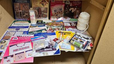 Craft booklets and crafting items - macramé - decoupage - painting techniques and more