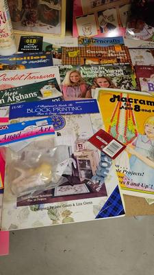 Craft booklets and crafting items - macramé - decoupage - painting techniques and more