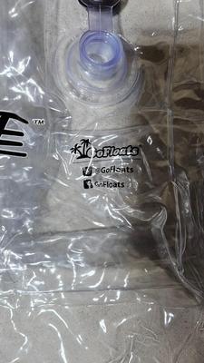 Folding beach rug, water floaties, and water shoes