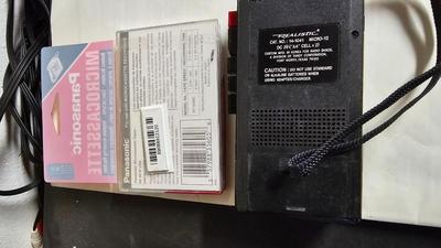 M-683 VCR player, Micro-12 microcassette recorder and variety of 8 track music