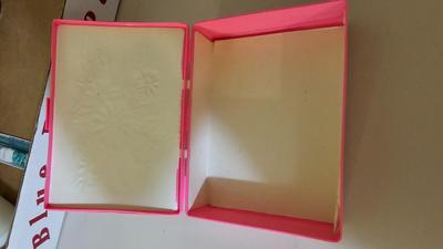 Four jars of vintage buttons, and other sewing notions