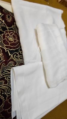 Box of yarn, and fabric for quilting and sewing projects