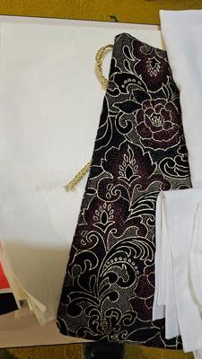 Box of yarn, and fabric for quilting and sewing projects