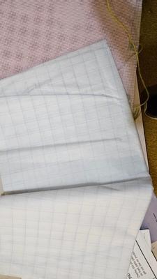 Box of yarn, and fabric for quilting and sewing projects