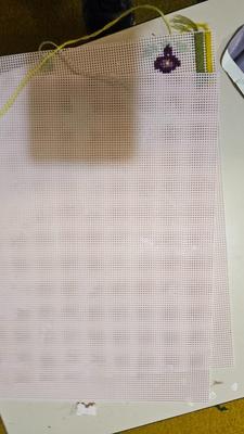 Box of yarn, and fabric for quilting and sewing projects