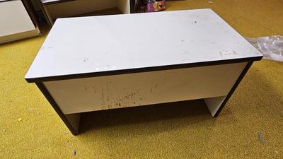 Formica Cupboard with internal storage and drawers with matching shelves