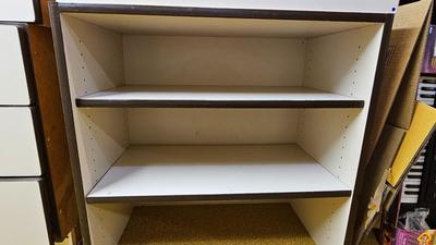 Formica Cupboard with internal storage and drawers with matching shelves