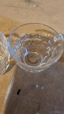 Vitage snack set with trays and cups