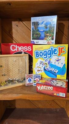 Board games and a puzzle