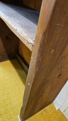 Nice pine wood bookshelf (2 of 2)